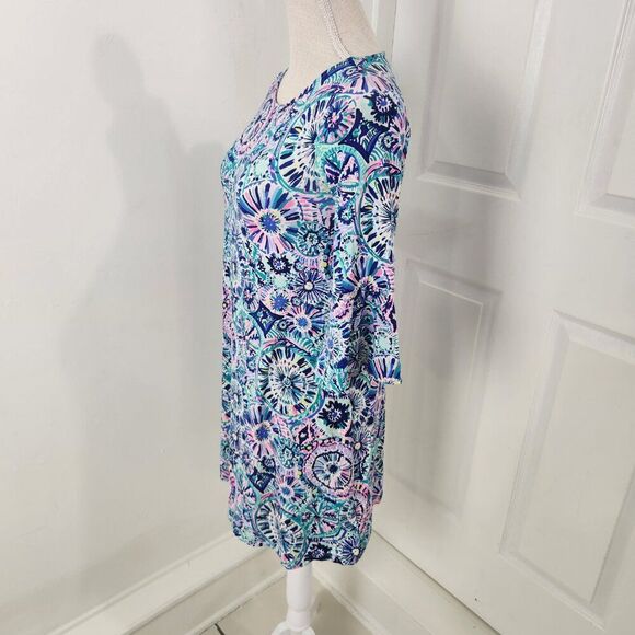 Lilly Pulitzer Dress Womens XS Ophelia Multi The Swim Resort Cruise Vacy Beachy - Picture 3 of 13